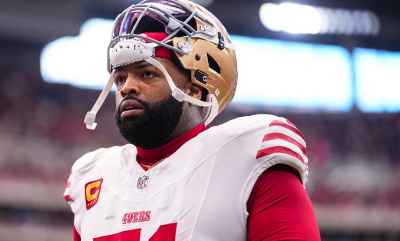 49ers’ Trent Williams mulls retirement after 2026 season