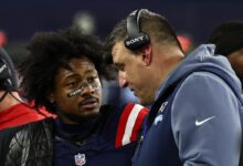 Vrabel dismisses Diggs reunion talk as Patriots retool