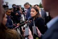 AOC edges Vance in 2028 poll, but primary splits