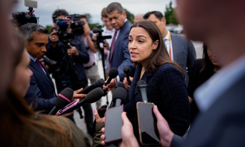 AOC edges Vance in 2028 poll, but primary splits
