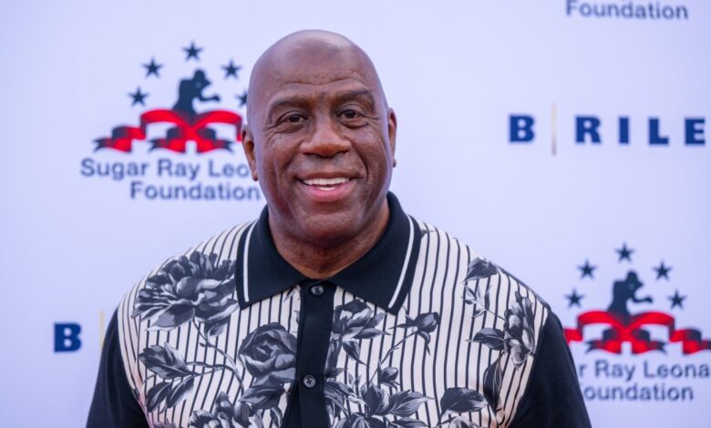 Magic Johnson points to Knicks and a new era