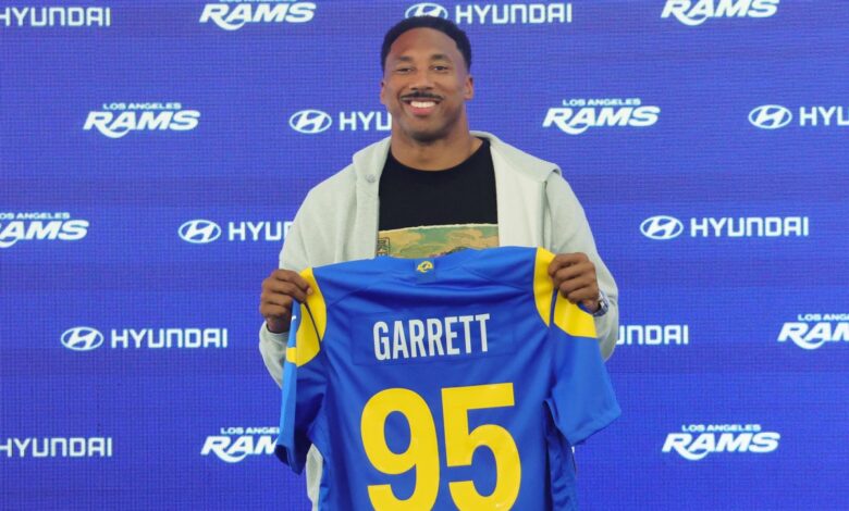 Myles Garrett’s trade reshapes Rams’ Super Bowl push