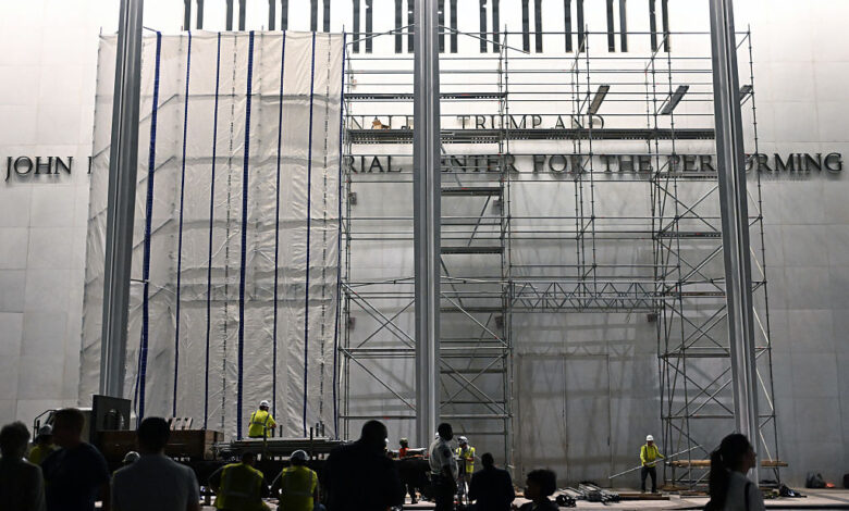 Trump’s name removed from Kennedy Center overnight