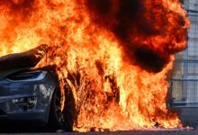 Tesla torched in Geneva as G7 protest turns violent