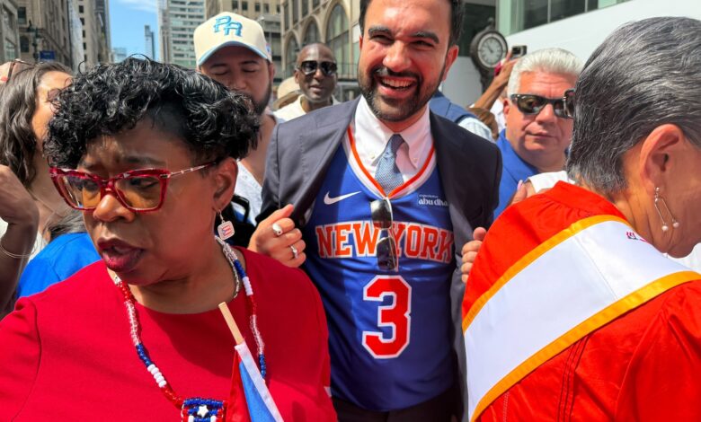 Mamdani embraces viral Knicks chant after NBA title Mamdani embraces viral Knicks chant after NBA title