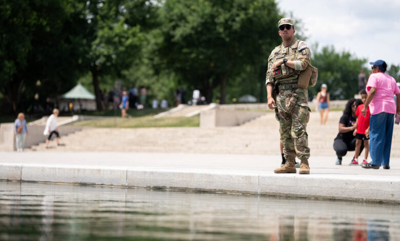 Reflecting Pool woes trigger National Guard patrols Reflecting Pool woes trigger National Guard patrols