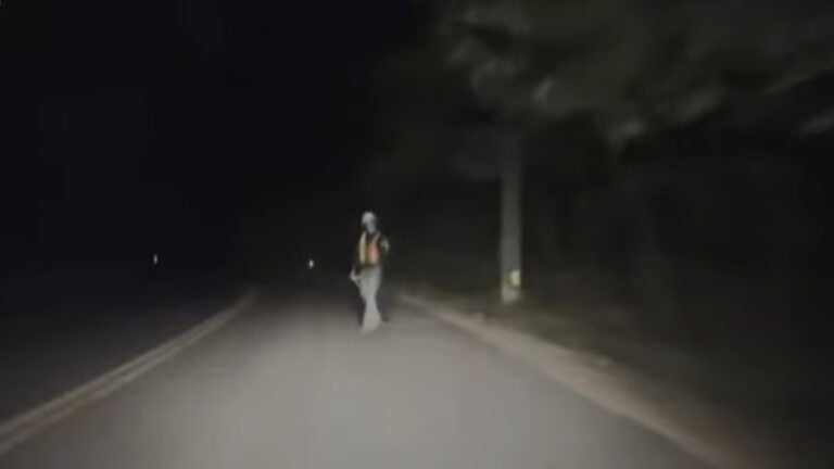 Hopkinton police investigate viral night roadway video