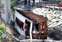 Duck boat overturns near Education Street, injuring 11