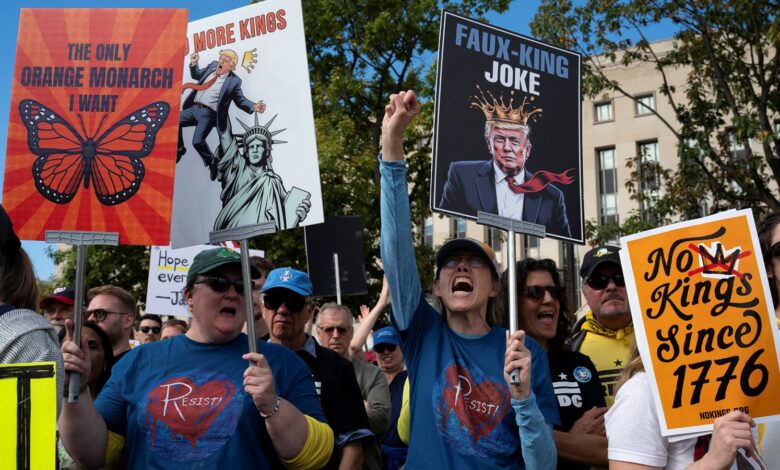 Trump’s M UFC Birthday Party Meets Protest Pushback