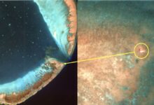 Satellite image suggests new China structure at Scarborough Shoal