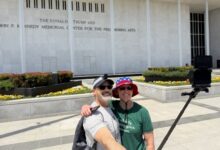 Tourists and locals film final looks at Kennedy Center