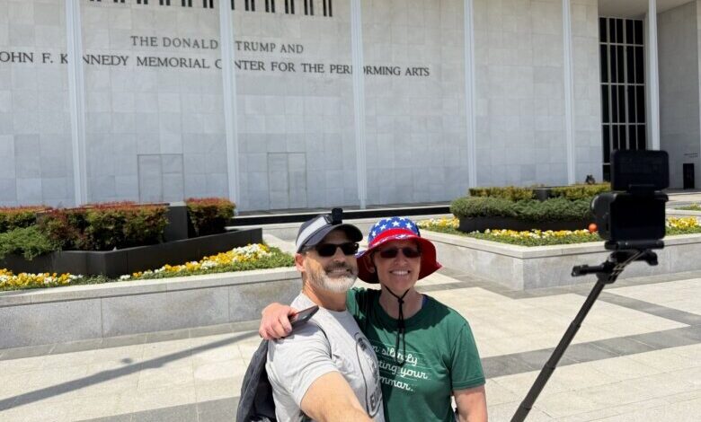 Tourists and locals film final looks at Kennedy Center