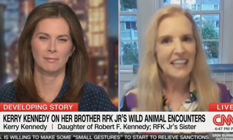 Kerry Kennedy recalls RFK Jr. snake scare near kids
