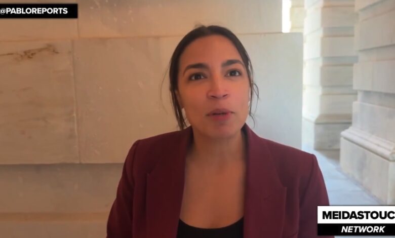 AOC blasts Trump’s Reflecting Pool repair as swamp