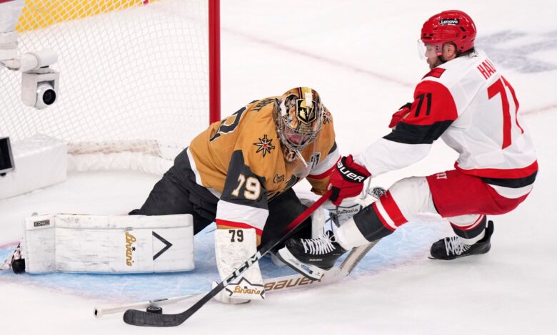Svechnikov, Aho propel Hurricanes past Golden Knights 4-2 Svechnikov, Aho propel Hurricanes past Golden Knights 4-2