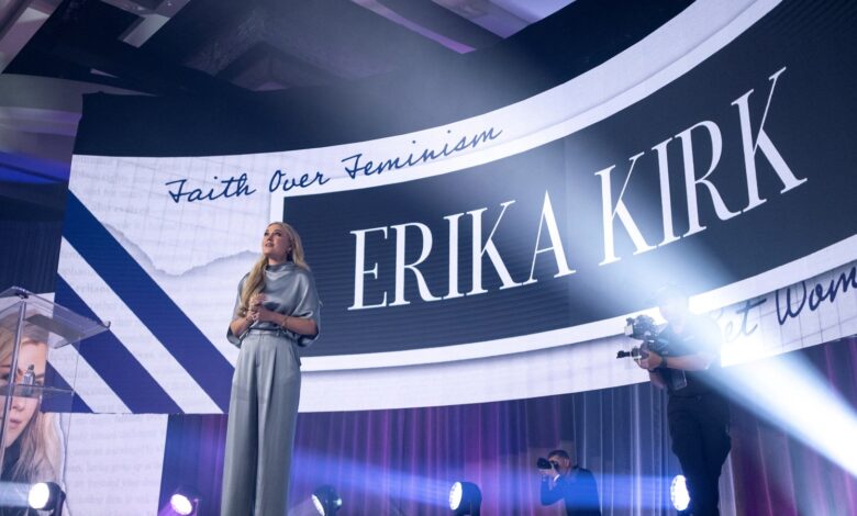 Erika Kirk turns TPUSA summit into faith-forward theater
