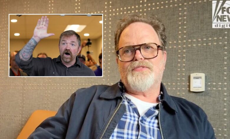 Rainn Wilson slams Democratic silence over Platner tattoo