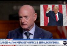 Mark Kelly says Trump drains joy from 250th