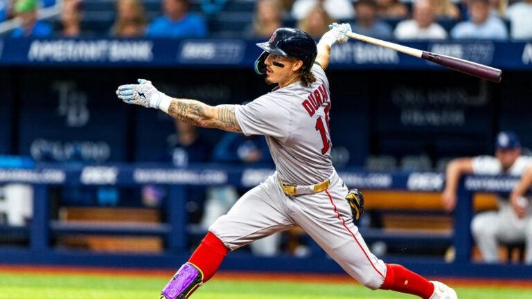 Red Sox begin game with three straight Ks