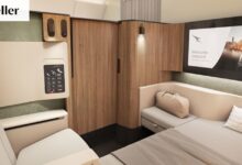 Qantas unveils doored first-class suite for 22 hours