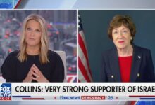 Collins pressed on Trump loyalty and her own record