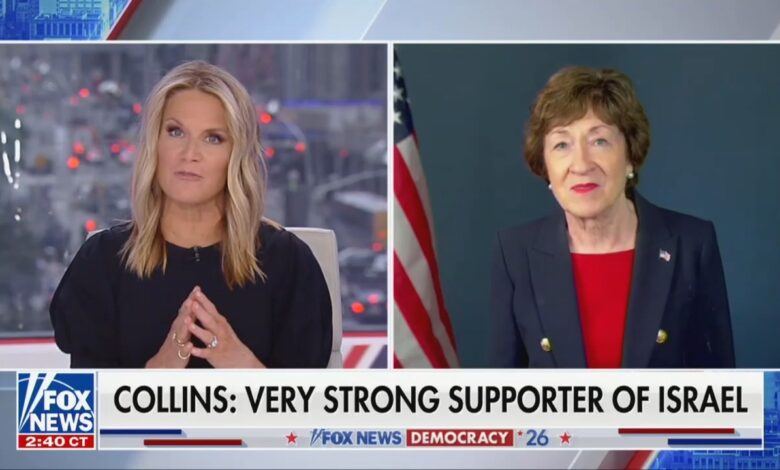 Collins pressed on Trump loyalty and her own record