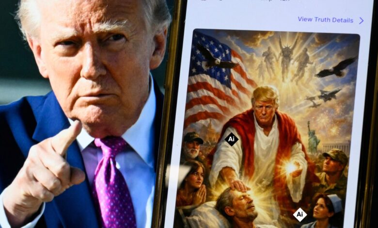 Trump’s Jesus AI post revives Antichrist theory