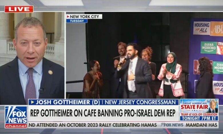 Gottheimer lashes Mamdani over coffee shop insult