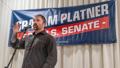 Platner takes pause after assault allegation denial Platner takes pause after assault allegation denial