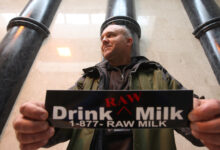 Raw milk farm’s ties to federal health shifts
