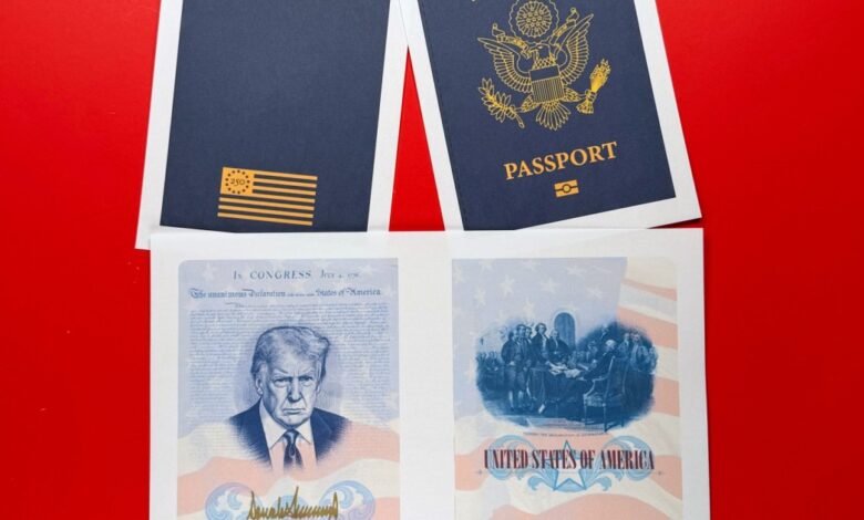Trump’s passport design sparks doubt over document purpose