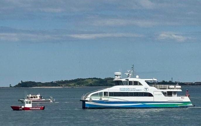 25 evacuated after machinery fire on MBTA ferry