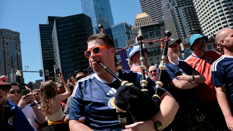 Scottish, Haitian fans turn Boston into World Cup party