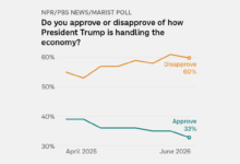 Poll Finds Summer Blues for Trump and Economy