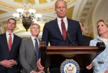 Senate Republicans start debate on ICE funding package