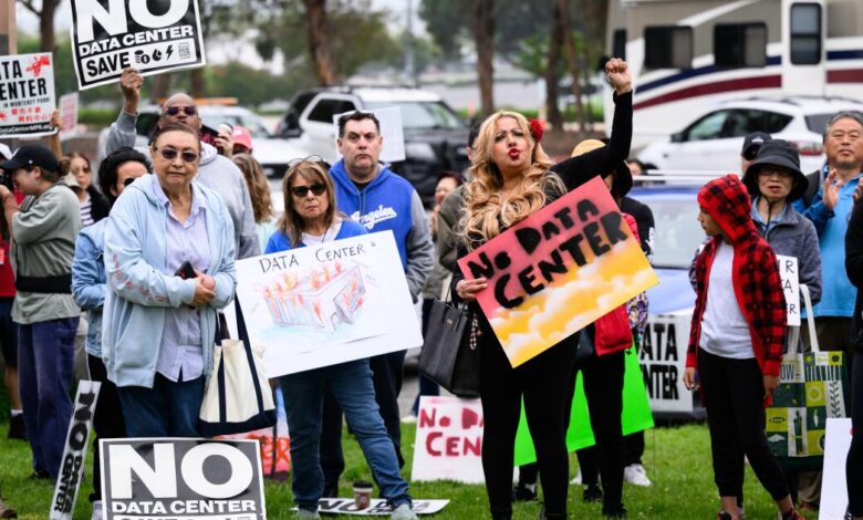 Newsom faces fresh data center backlash tests Newsom faces fresh data center backlash tests