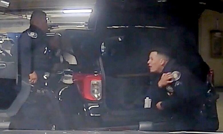 Pasadena officer shot colleague; chief hid dashcam 10 months