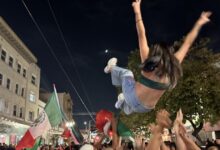 Mexico fans flood Fourth Street as raids fade
