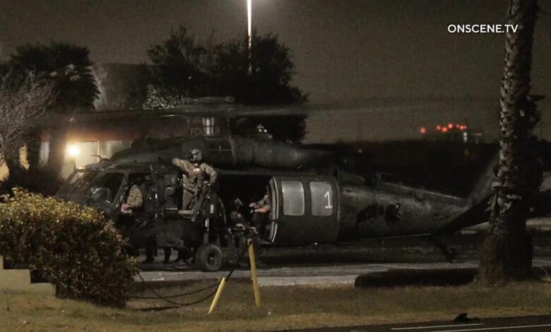 Helicopter gunfire drills without notice rattle Pasadena residents Helicopter gunfire drills without notice rattle Pasadena residents