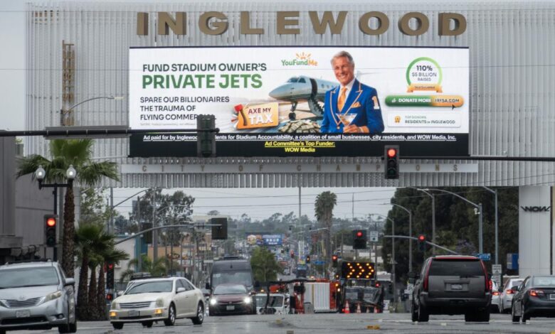 Petitions spark billboard fight as Inglewood eyes ballot Petitions spark billboard fight as Inglewood eyes ballot