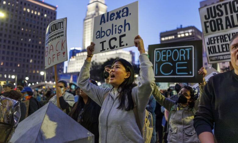 A year after L.A.’s raids, ICE says more A year after L.A.’s raids, ICE says more