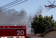 L.A. declares emergency as Boyle Heights warehouse burns