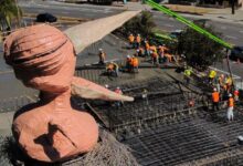 Pinky’s uncertain perch as Pillarhenge construction races