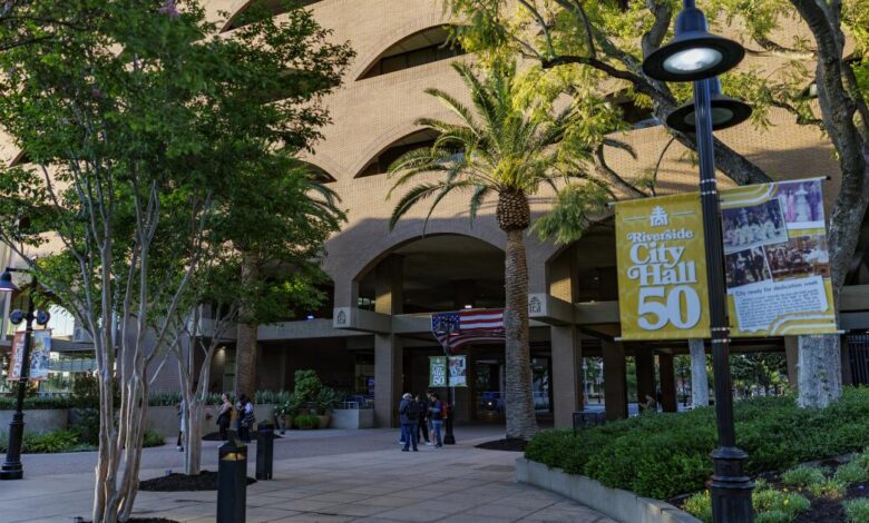 Riverside city manager’s wife files claim alleging retaliation