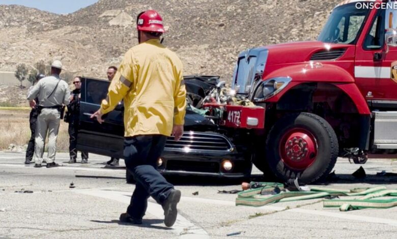 Two Dead, Including 10-Year-Old, After Fire Truck Crash Two Dead, Including 10-Year-Old, After Fire Truck Crash