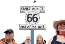 Route 66 at 100 kicks off Santa Monica caravan