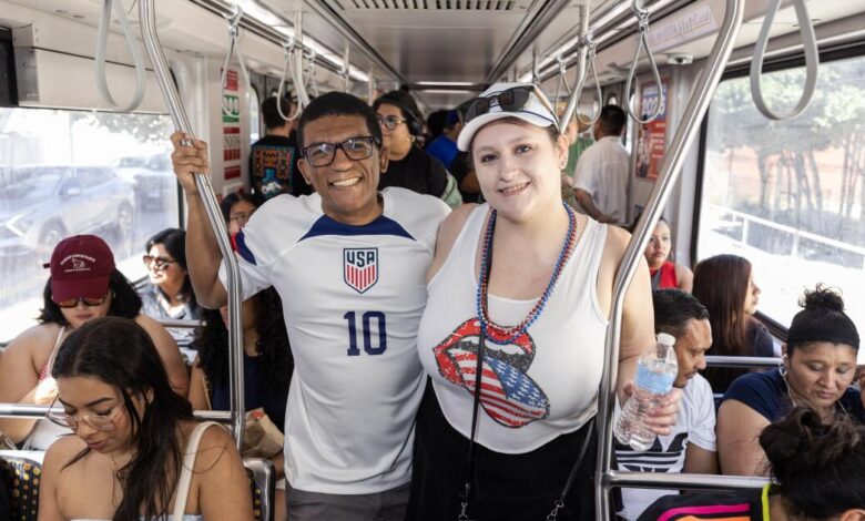World Cup crowds test L.A. Metro—mixed transit reality