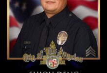 Driver charged with murder after killing LAPD officer