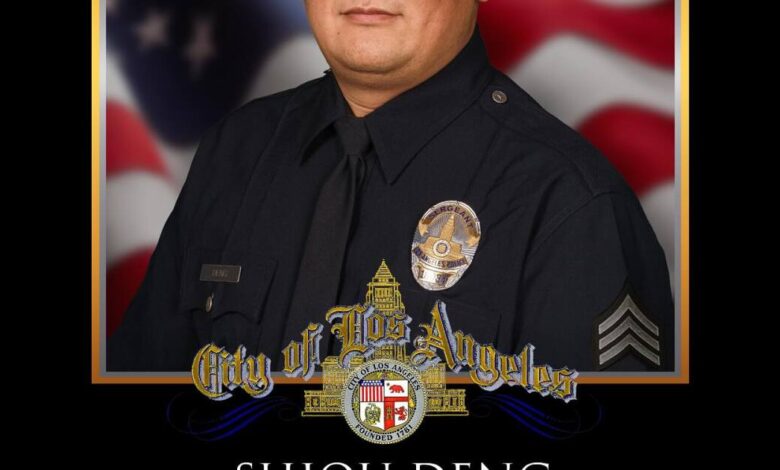 Driver charged with murder after killing LAPD officer