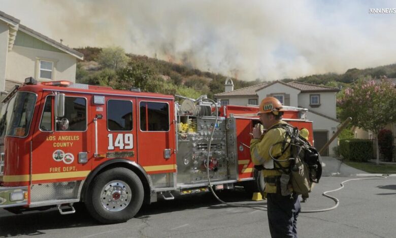 Stevenson Ranch fire contained after evacuation orders lifted